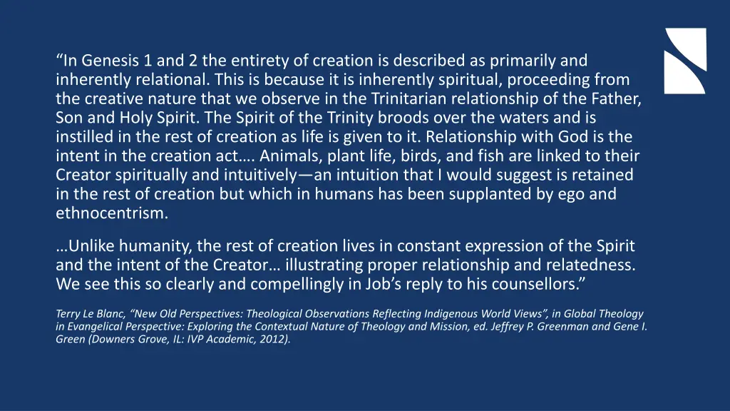 in genesis 1 and 2 the entirety of creation