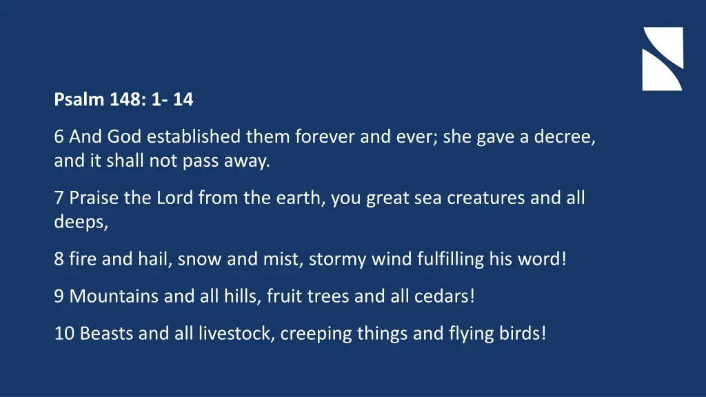 psalm 148 1 14 1