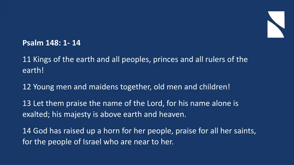 psalm 148 1 14 2