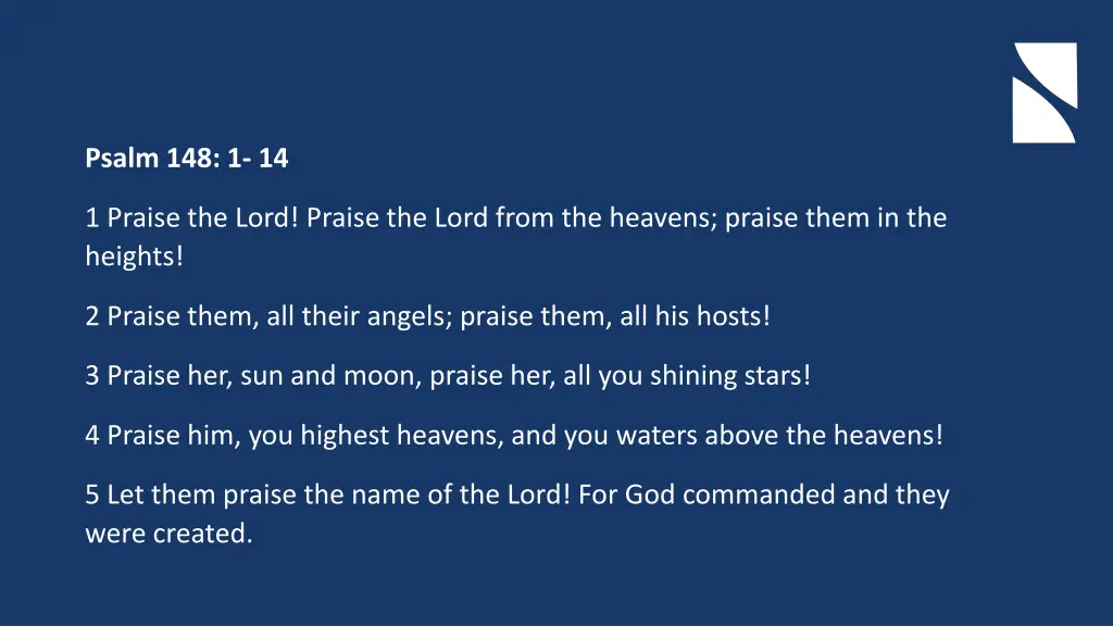 psalm 148 1 14