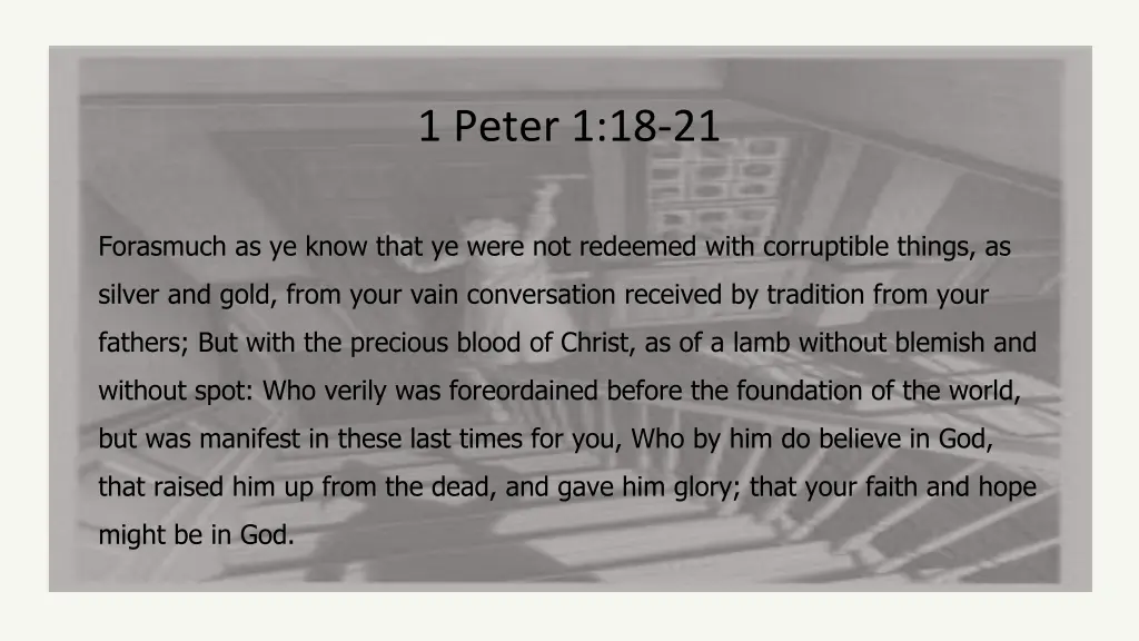 1 peter 1 18 21 1