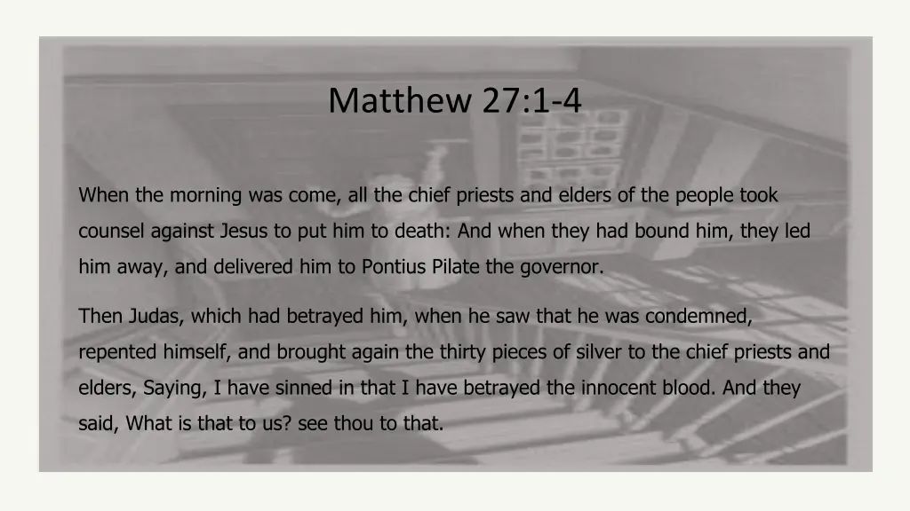 matthew 27 1 4