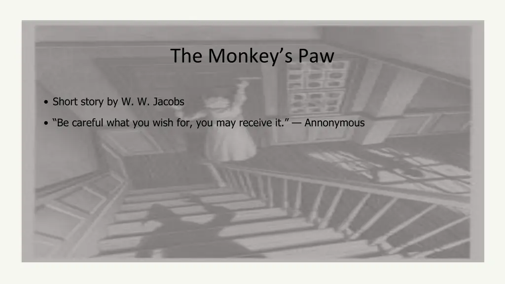 the monkey s paw 1