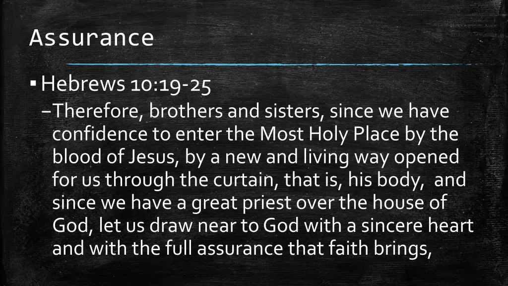 assurance