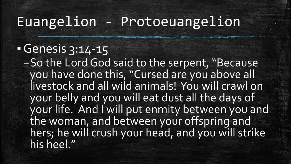 euangelion protoeuangelion