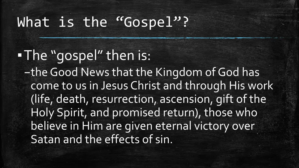 what is the gospel 3