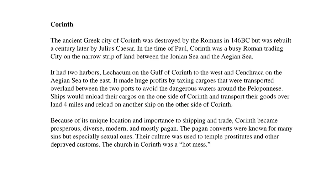 corinth
