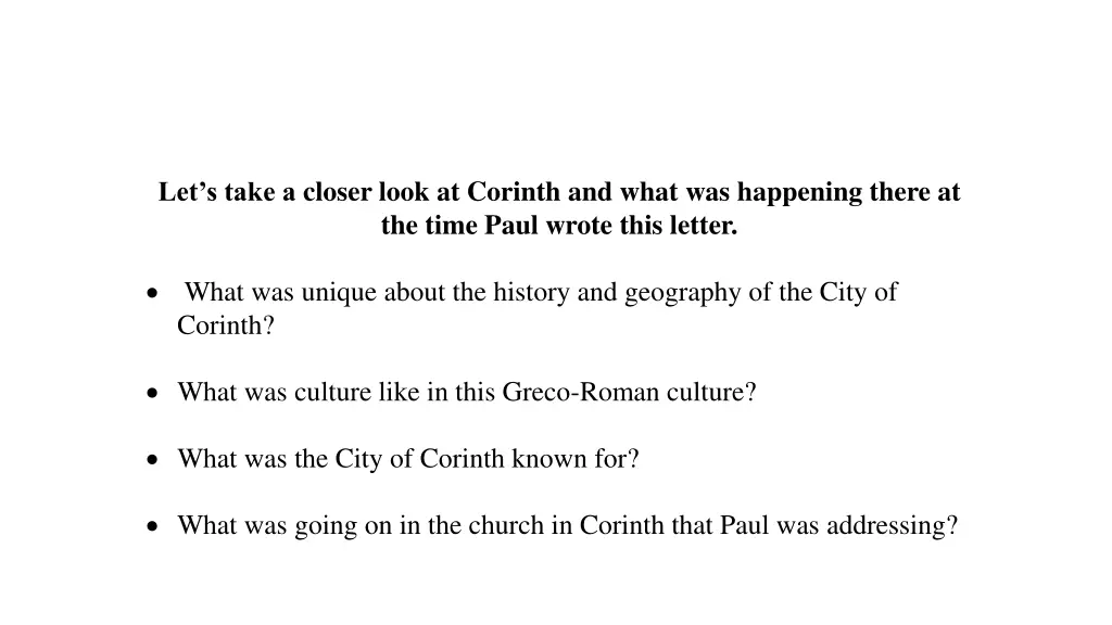 let s take a closer look at corinth and what