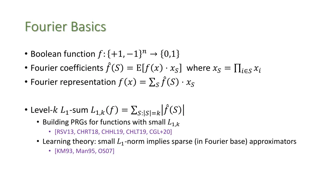 fourier basics