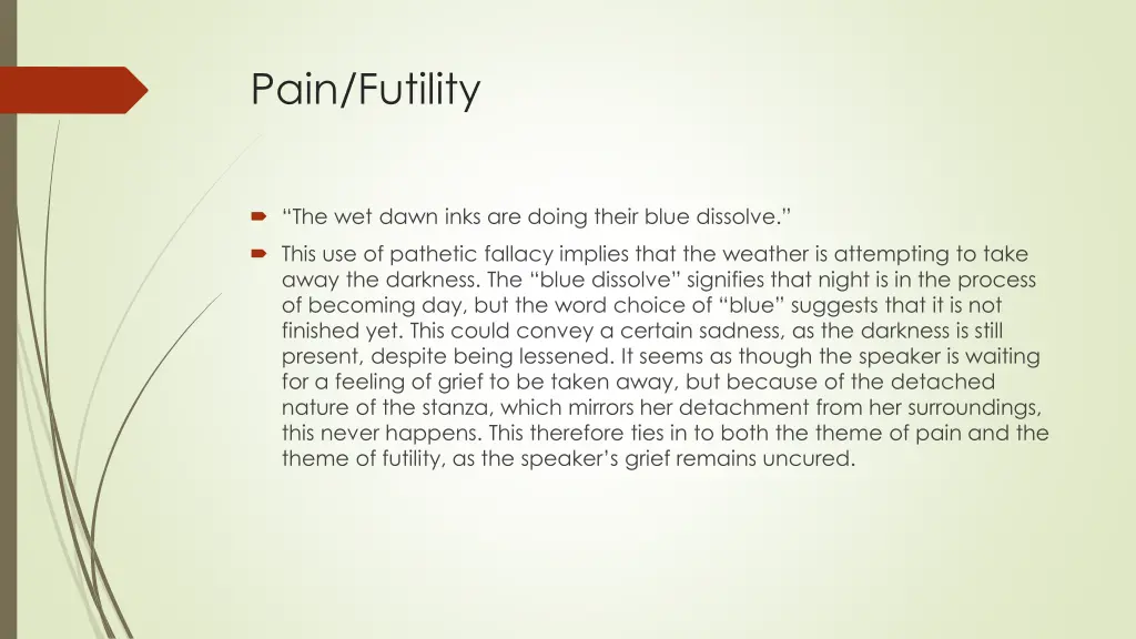 pain futility