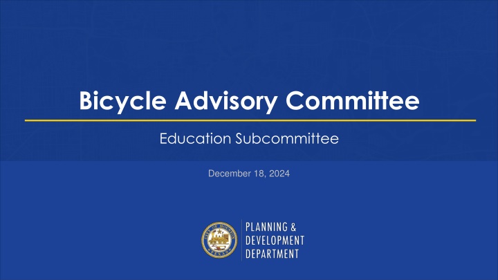 bicycle advisory committee