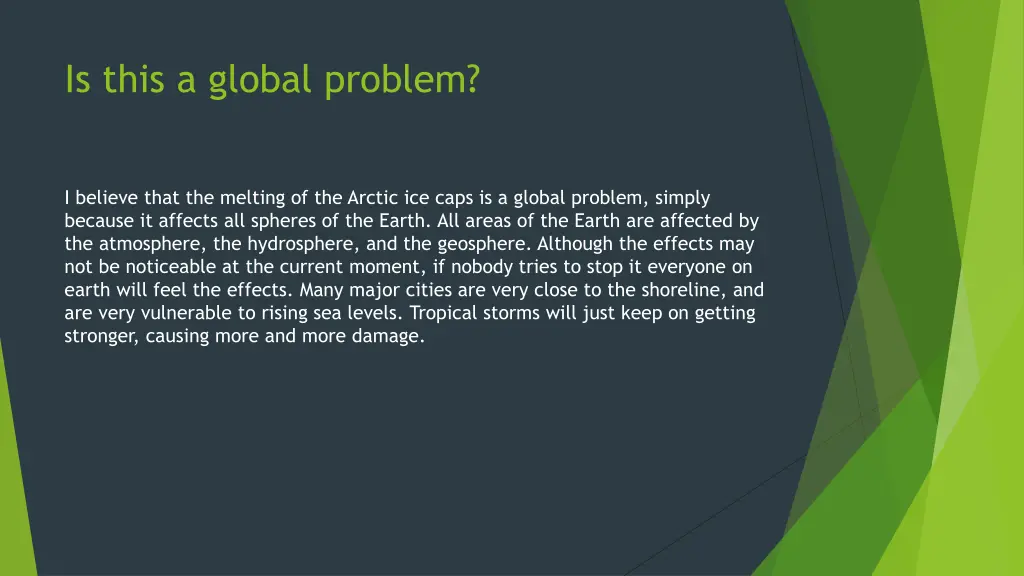 is this a global problem
