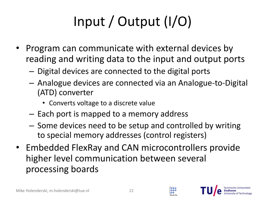 input output i o 1