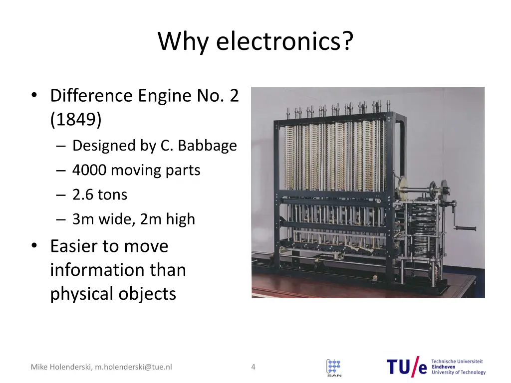 why electronics