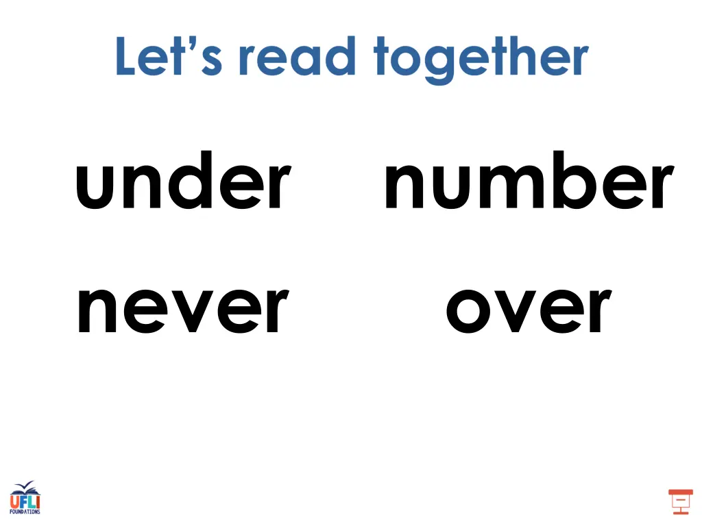 under never