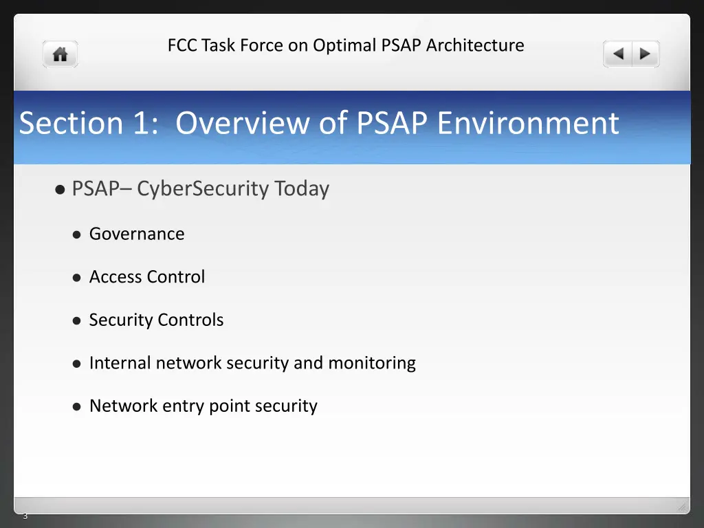 fcc task force on optimal psap architecture 1