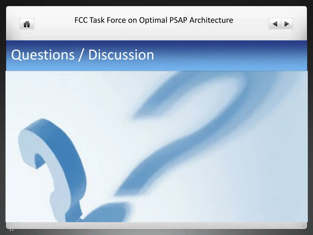 fcc task force on optimal psap architecture 11