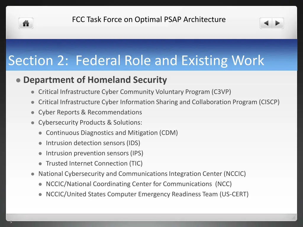 fcc task force on optimal psap architecture 3