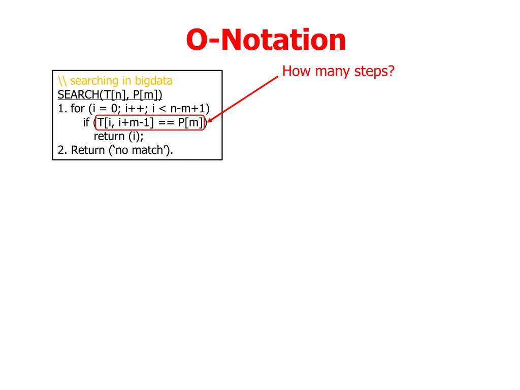 o notation 1