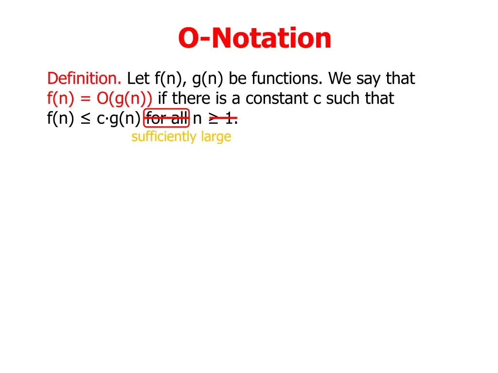 o notation 12