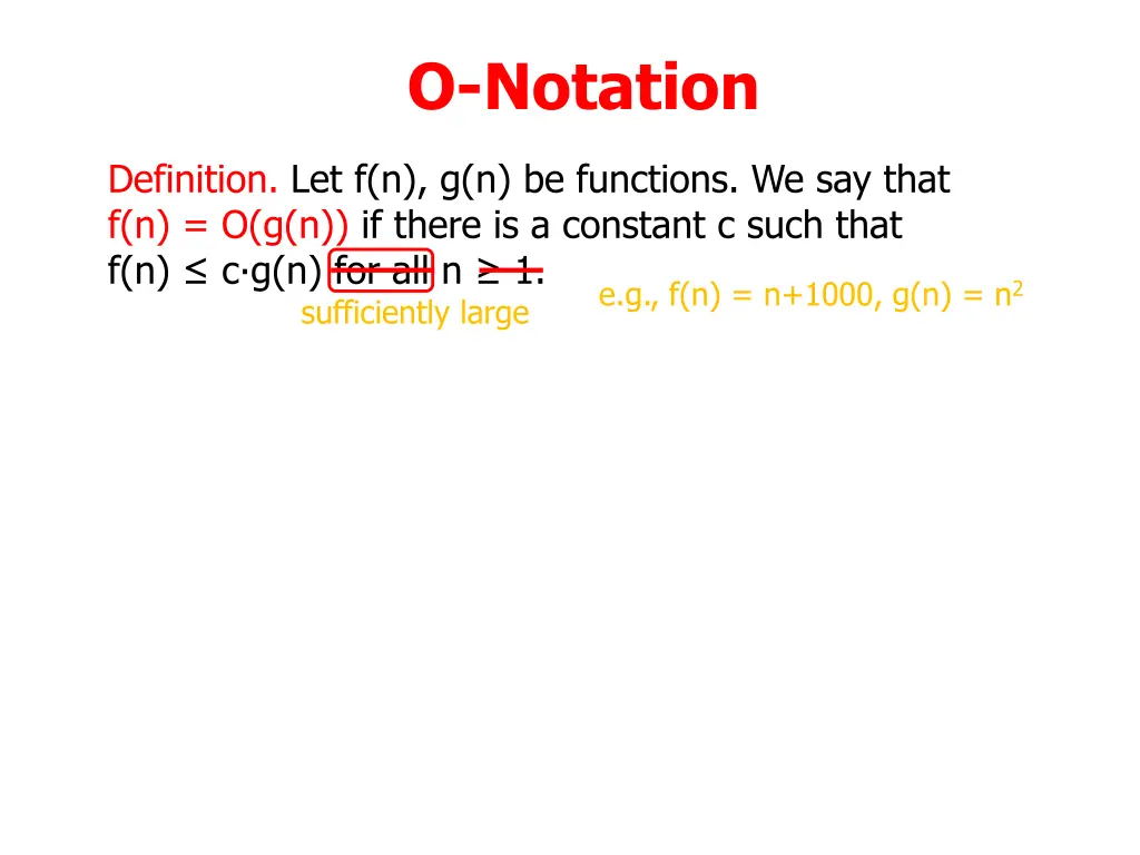 o notation 13