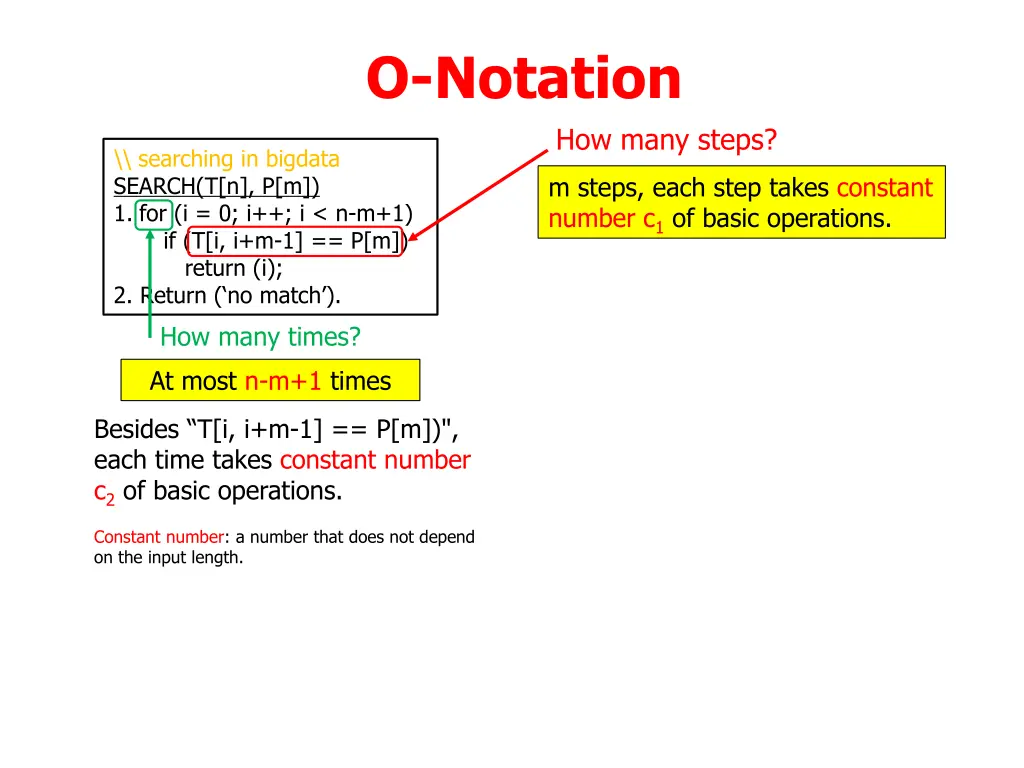 o notation 5