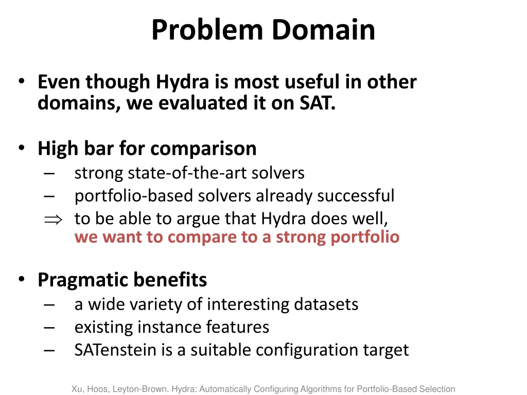 problem domain
