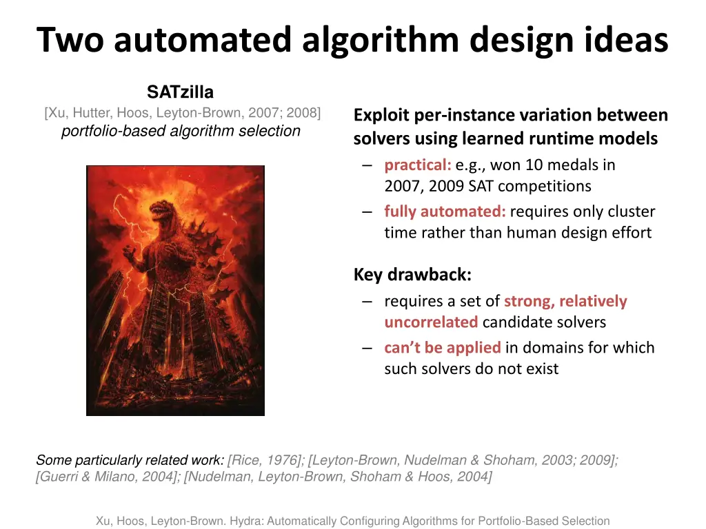 two automated algorithm design ideas 1