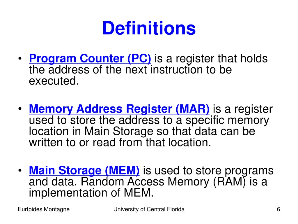definitions