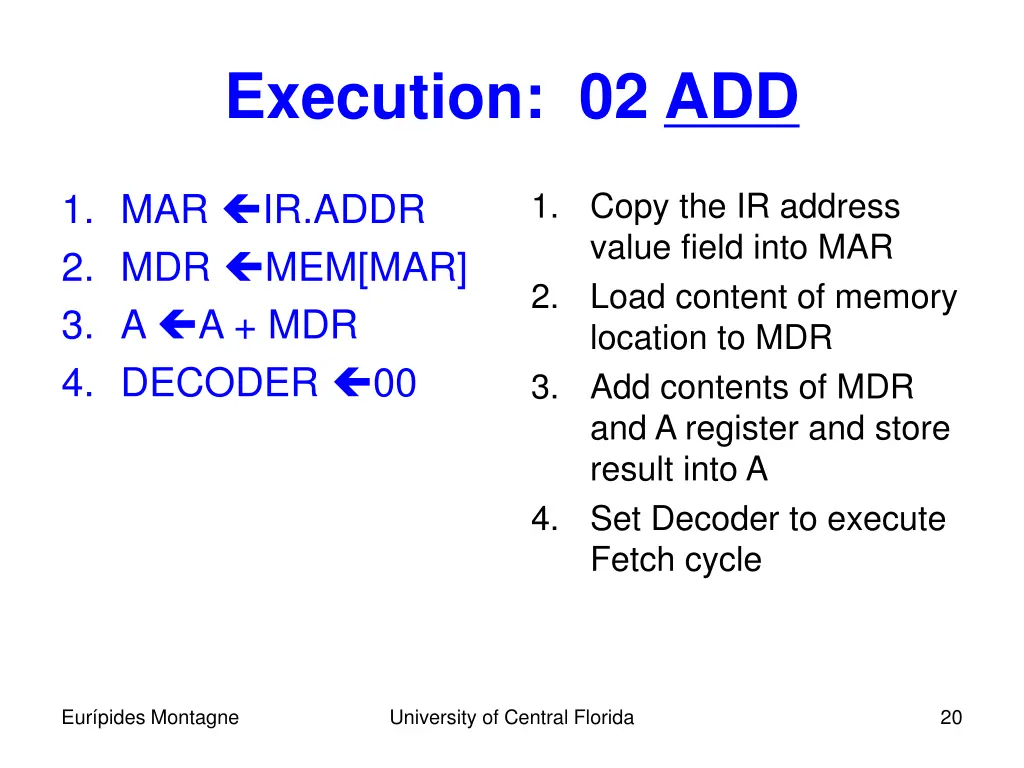 execution 02 add