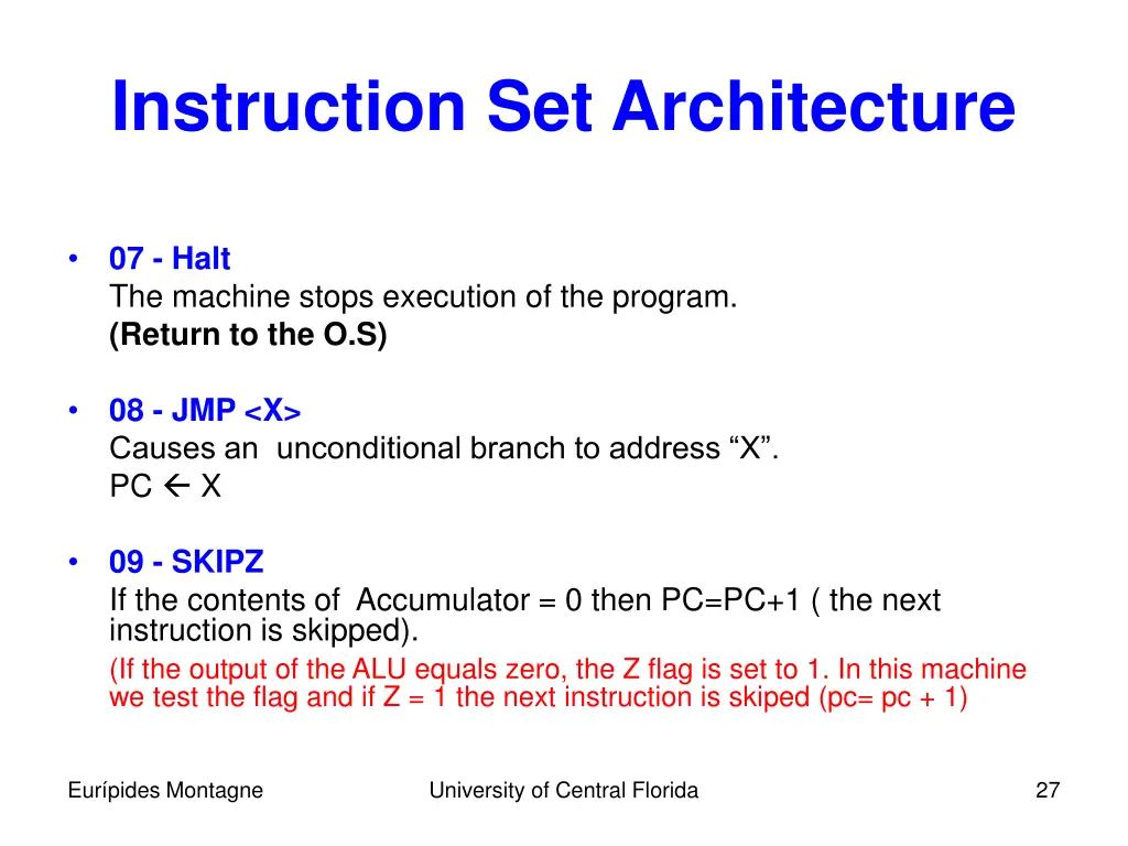 instruction set architecture 2