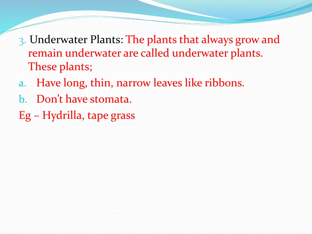 3 underwater plants the plants that always grow