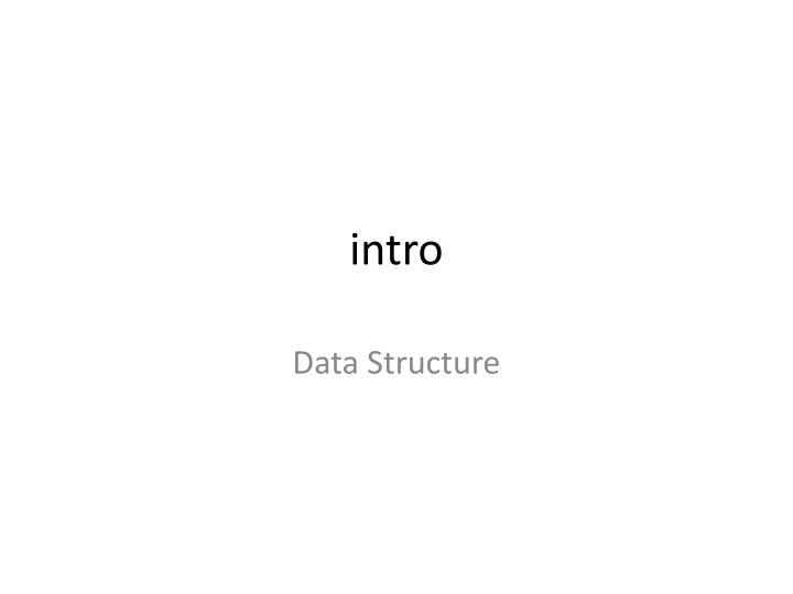 intro