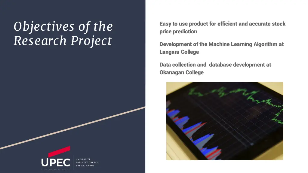 objectives of the research project