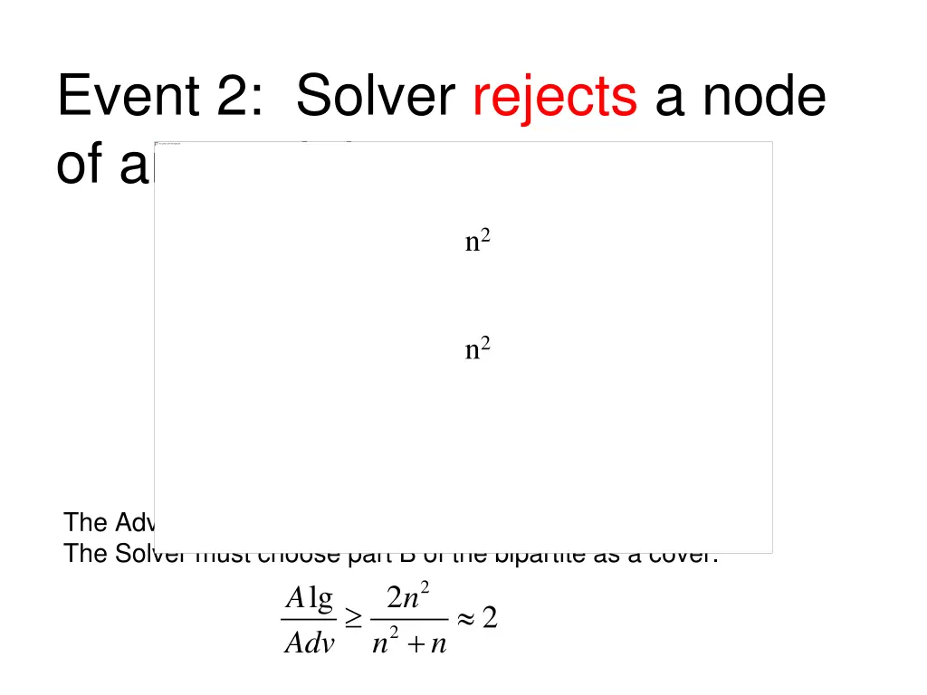 event 2 solver rejects a node of any weight