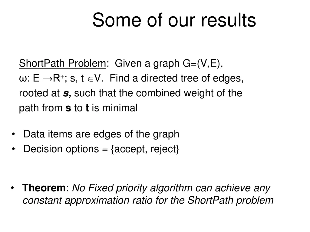 some of our results 4
