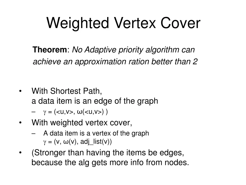 weighted vertex cover 1