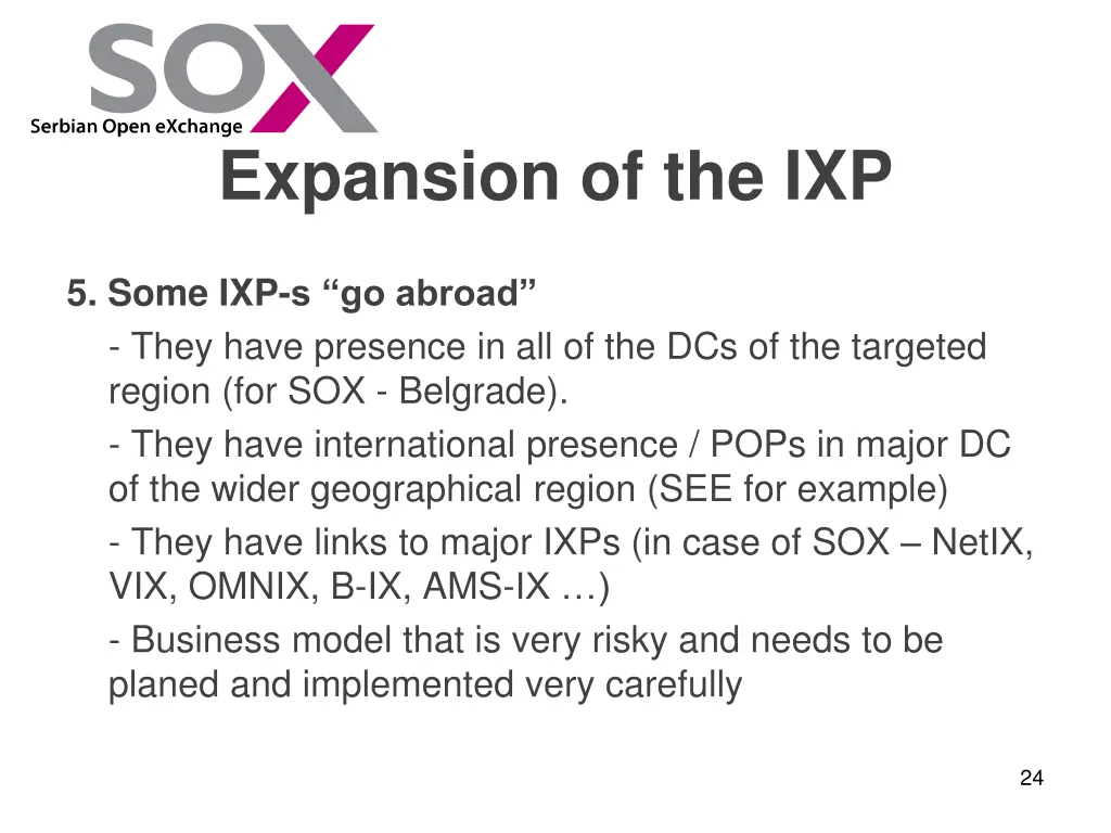 expansion of the ixp 4