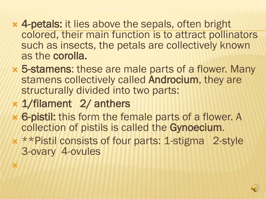 4 4 petals petals it lies above the sepals often