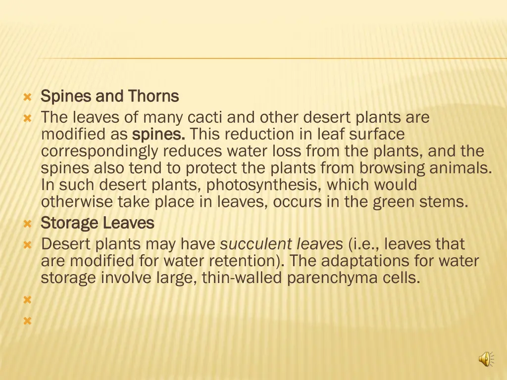 spines and thorns spines and thorns the leaves