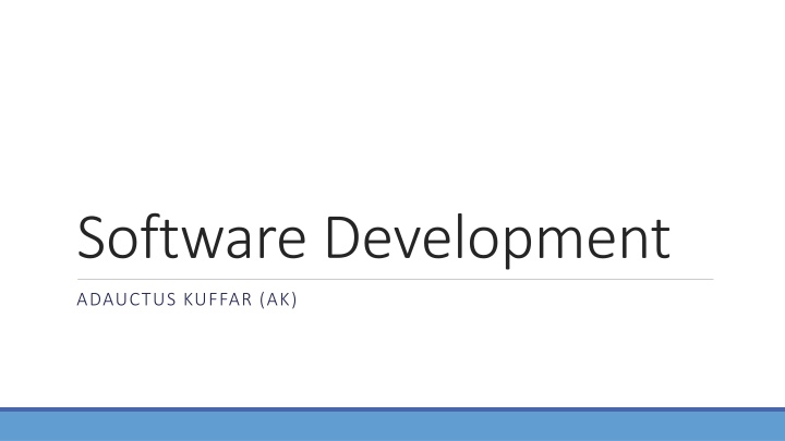 software development