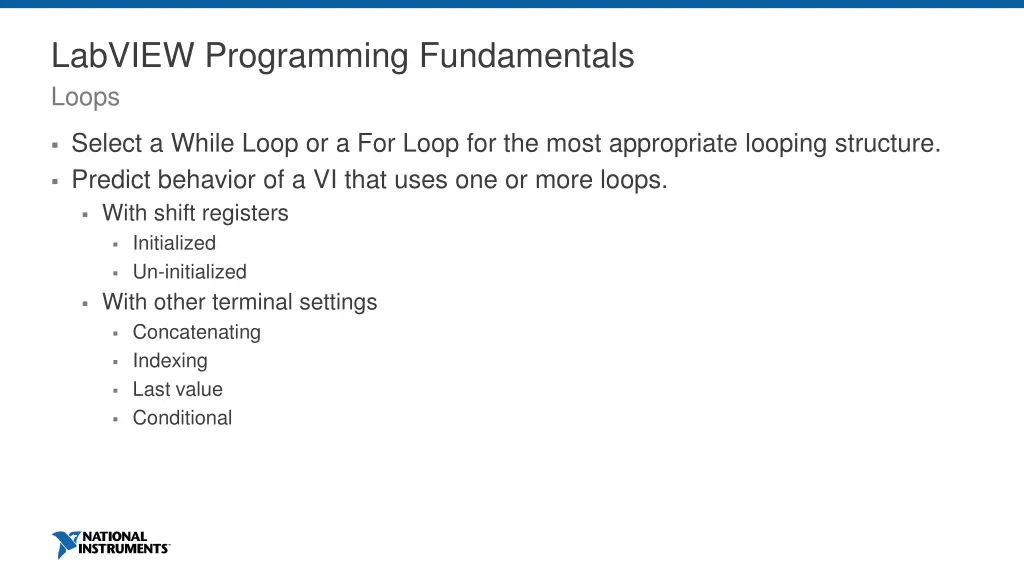 labview programming fundamentals loops