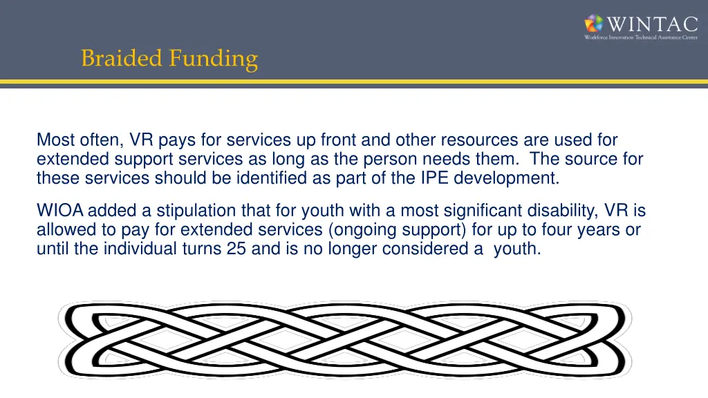 braided funding