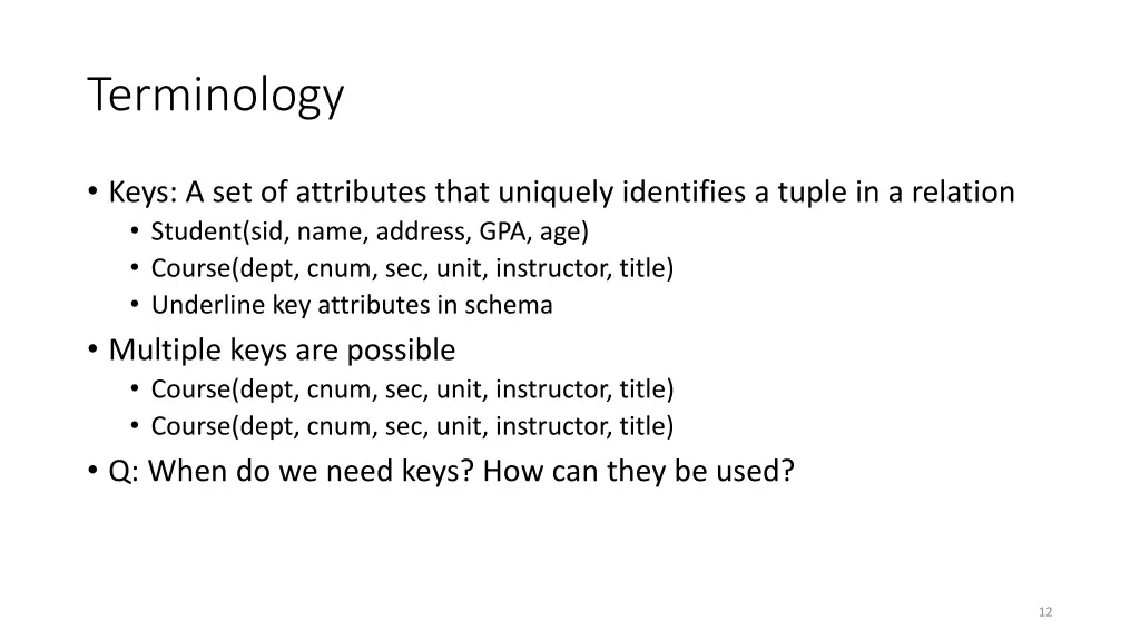terminology 1