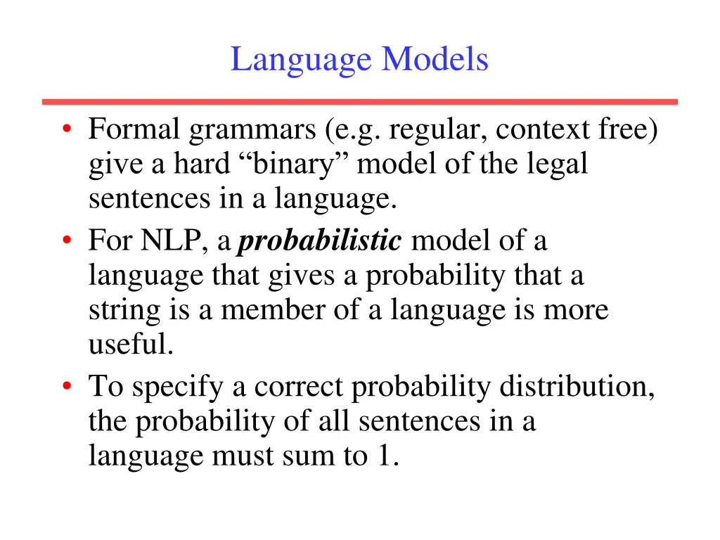 language models
