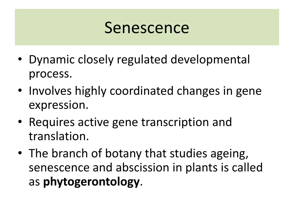 senescence 1