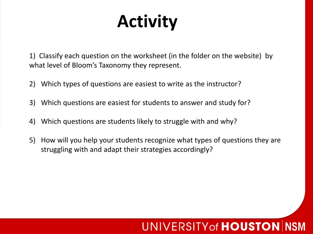 activity