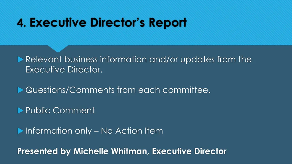 4 executive director s report