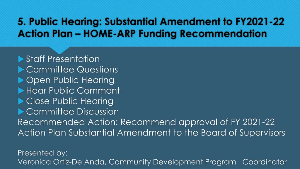 5 public hearing substantial amendment to fy2021
