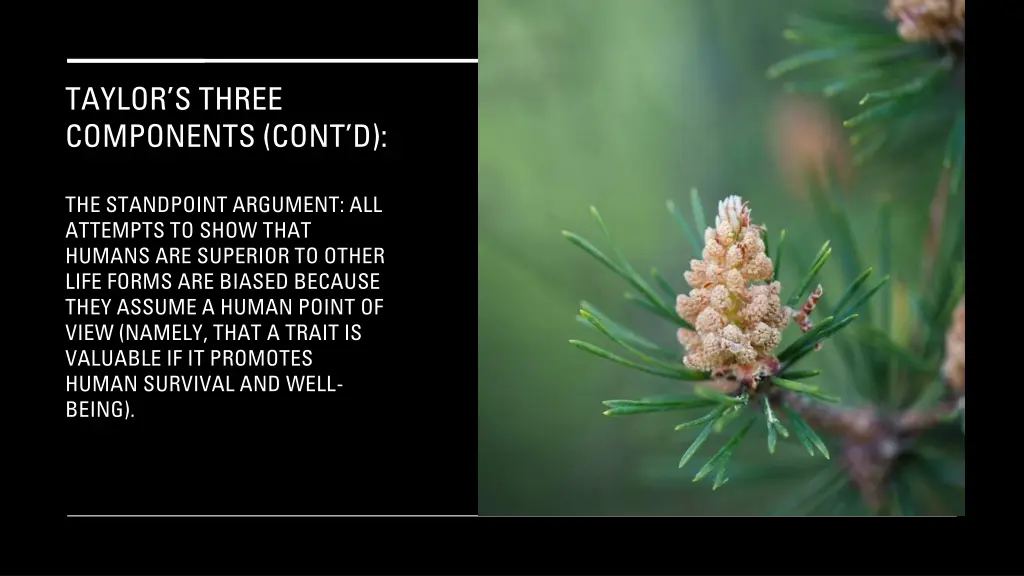 taylor s three components cont d 7